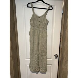 Women Romeo Juliet jumpsuit‎ overall Striped Sz M